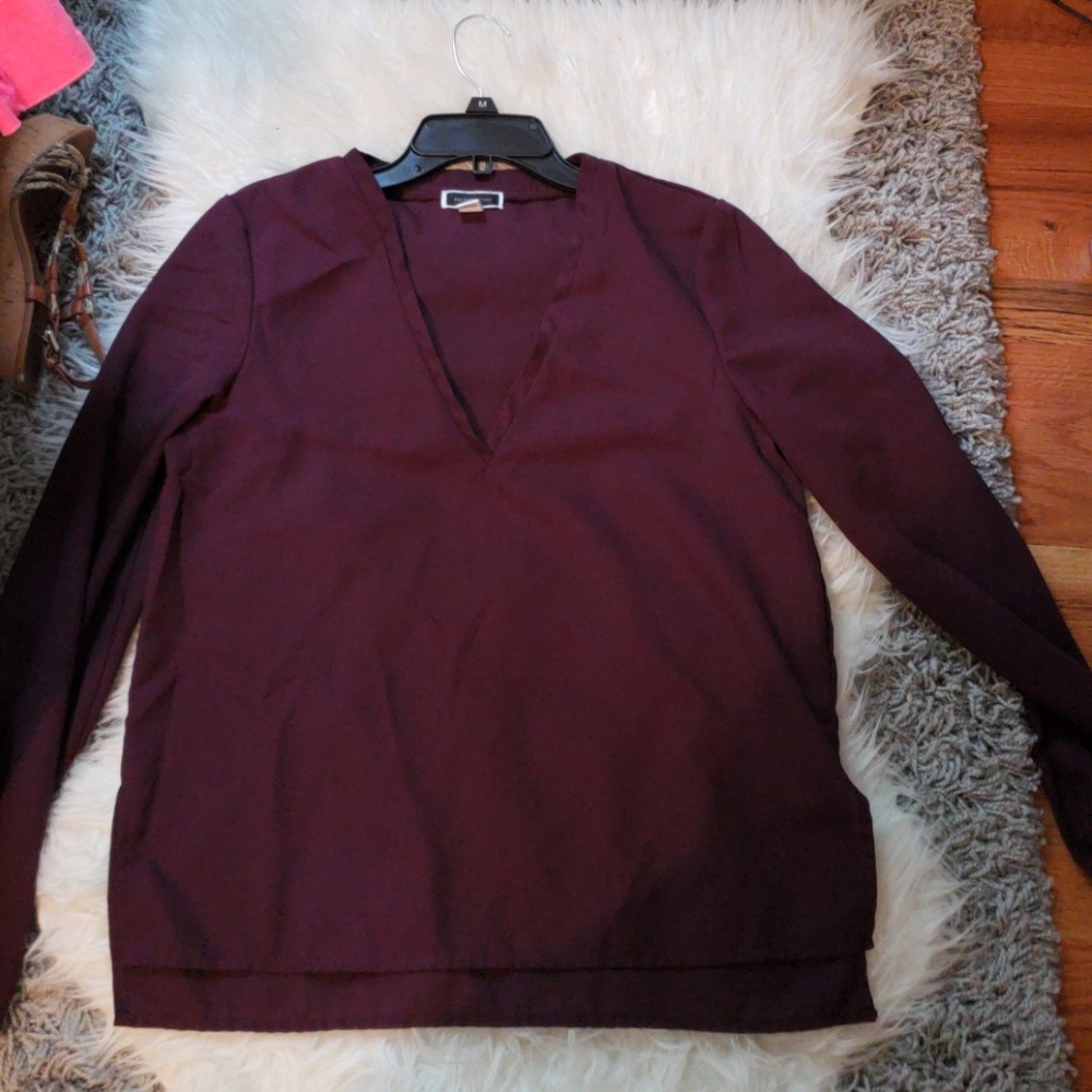 Plum blouse
